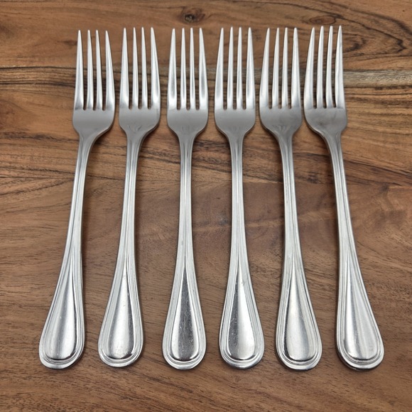 Wallace Other - Set Of 6 Wallace Rockport Dinner Forks 18/10 Stainless Steel